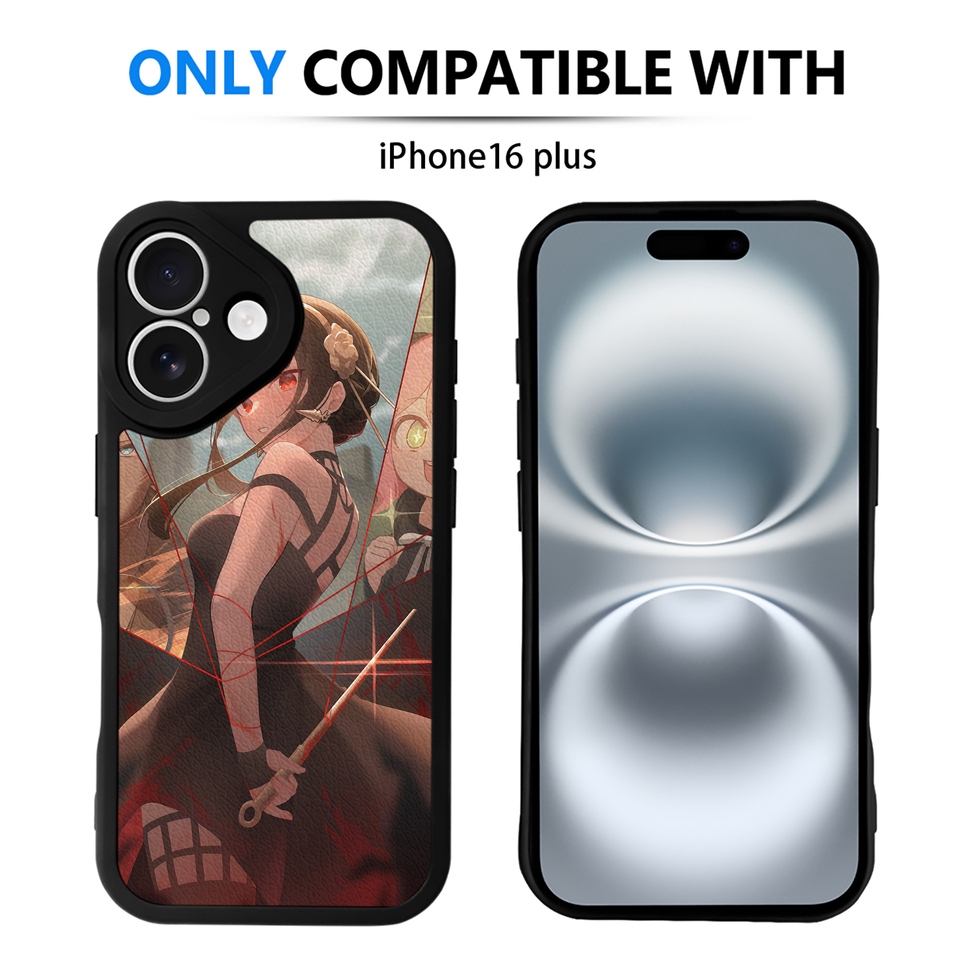 （画像用） SPY×FAMILY间谍家家酒 【iPhone 16シリーズ対応】シリコンスマホケース（レザー調） 材質：シリコン